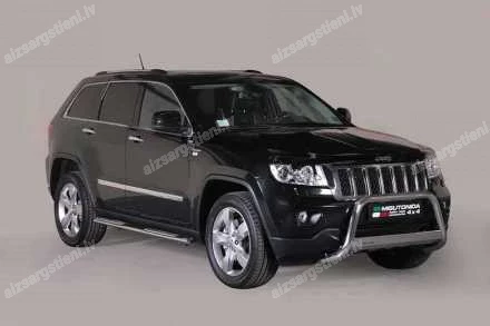 MISUTONIDA OVAL SIDE BARS WITH INTEGRATED PLASTIC FOOTSTEPS JEEP Grand Cherokee
