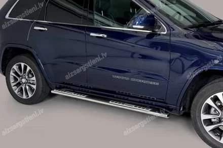 MISUTONIDA OVAL SIDE BARS WITH INTEGRATED PLASTIC FOOTSTEPS JEEP Grand Cherokee
