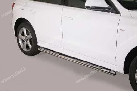 MISUTONIDA OVAL SIDE BARS WITH INTEGRATED PLASTIC FOOTSTEPS AUDI Q5