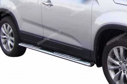 MISUTONIDA OVAL SIDE BARS WITH INTEGRATED PLASTIC FOOTSTEPS KIA Sorento