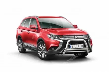 STEELER PRIEKŠĒJAIS A FORMAS AIZSARGSTIENIS AR ŠĶĒRSSTIENI MITSUBISHI Outlander
