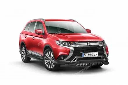 STEELER PRIEKŠĒJAIS ZEMAIS AIZSARGSTIENIS AR AIZSARGPLĀKSNI MITSUBISHI Outlander