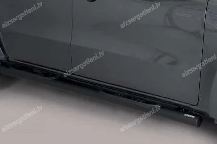 MISUTONIDA ROUND SIDE BARS WITH PLASTIC FOOTSTEPS MITSUBISHI Pajero