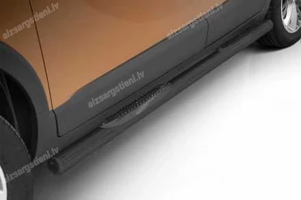 STEELER ROUND SIDE BARS WITH PLASTIC FOOTSTEPS OPEL Crossland X