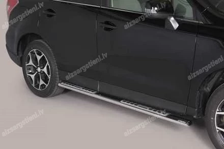 MISUTONIDA OVAL SIDE BARS WITH INTEGRATED PLASTIC FOOTSTEPS SUBARU Forester