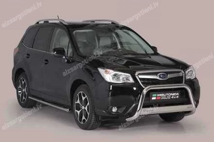 MISUTONIDA OVAL SIDE BARS WITH PLASTIC FOOTSTEPS SUBARU Forester