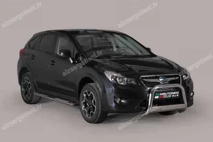 MISUTONIDA OVAL SIDE BARS WITH INTEGRATED PLASTIC FOOTSTEPS SUBARU XV