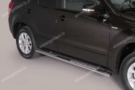 MISUTONIDA OVAL SIDE BARS WITH INTEGRATED PLASTIC FOOTSTEPS SUZUKI Grand Vitara