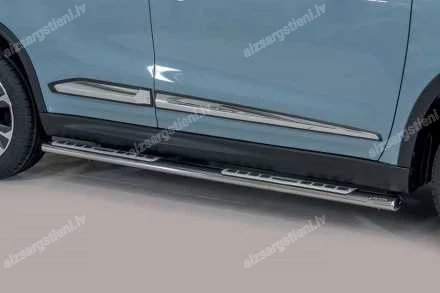 MISUTONIDA OVAL SIDE BARS WITH INTEGRATED PLASTIC FOOTSTEPS SUZUKI Vitara
