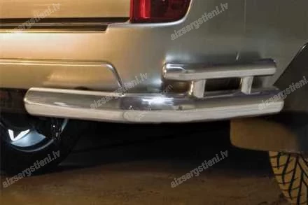 STEELER DOUBLE REAR BUMPER CORNERS GUARD TOYOTA Land Cruiser 120