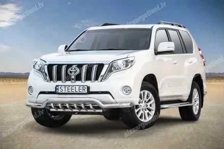 STEELER PRIEKŠĒJAIS ZEMAIS AIZSARGSTIENIS AR AIZSARGRIBĀM TOYOTA Land Cruiser 150