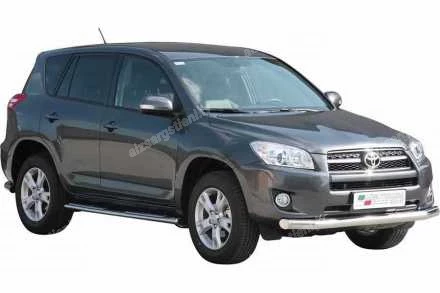 MISUTONIDA OVAL SIDE BARS WITH INTEGRATED PLASTIC FOOTSTEPS TOYOTA RAV4