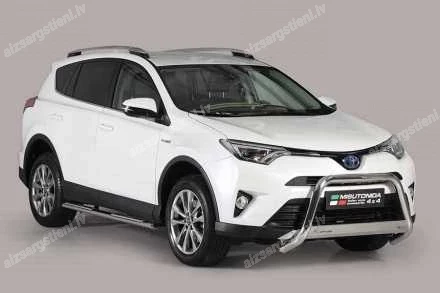 MISUTONIDA OVAL SIDE BARS WITH INTEGRATED PLASTIC FOOTSTEPS TOYOTA RAV4