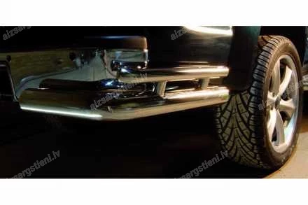 STEELER DOUBLE REAR BUMPER CORNERS GUARD TOYOTA Hilux
