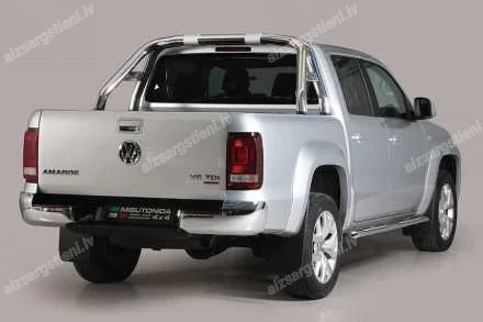 MISUTONIDA DIZAINA DUBULTAIS KRAVAS KASTES AIZSARGSTIENIS AR DEKORATĪVO SAVIENOJOŠO PLĀKSNI VOLKSWAGEN Amarok
