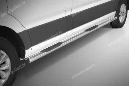 STEELER ROUND SIDE BARS WITH PLASTIC FOOTSTEPS VOLKSWAGEN Crafter