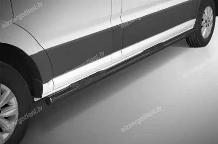 STEELER ROUND SIDE BARS WITH PLASTIC FOOTSTEPS VOLKSWAGEN Crafter
