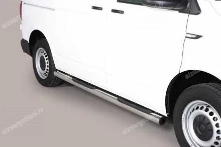 MISUTONIDA ROUND SIDE BARS WITH PLASTIC FOOTSTEPS VOLKSWAGEN T6, VOLKSWAGEN T6.1