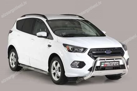 MISUTONIDA OVAL SIDE BARS WITH INTEGRATED PLASTIC FOOTSTEPS FORD Kuga
