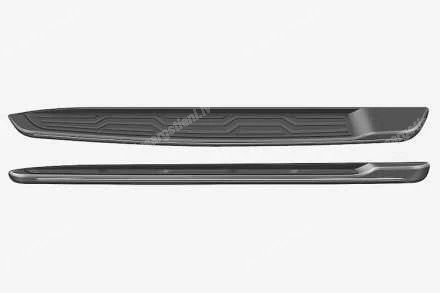 AEROKLAS SIDE BARS WITH THE PLATFORM VOLKSWAGEN Amarok
