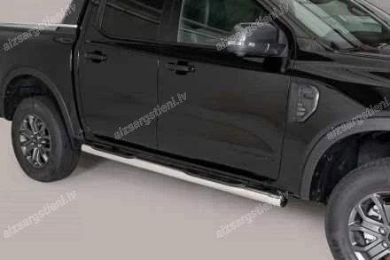 MISUTONIDA ROUND SIDE BARS WITH PLASTIC FOOTSTEPS FORD Ranger