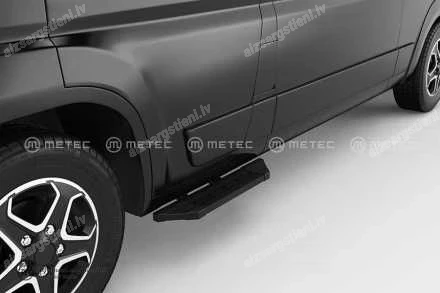 METEC PROBLACK FRONT DOOR SIDE BAR WITH PLATFORM CITROEN Jumper, FIAT Ducato, OPEL Movano, PEUGEOT Boxer, TOYOTA Proace Max