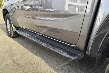 AEROKLAS SIDE BARS WITH THE PLATFORM FORD Ranger, VOLKSWAGEN Amarok