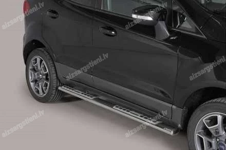 MISUTONIDA OVAL SIDE BARS WITH INTEGRATED PLASTIC FOOTSTEPS FORD Ecosport