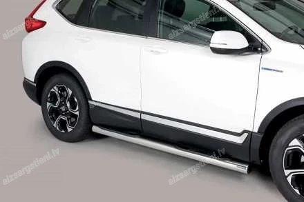MISUTONIDA ROUND SIDE BARS WITH PLASTIC FOOTSTEPS HONDA CR-V